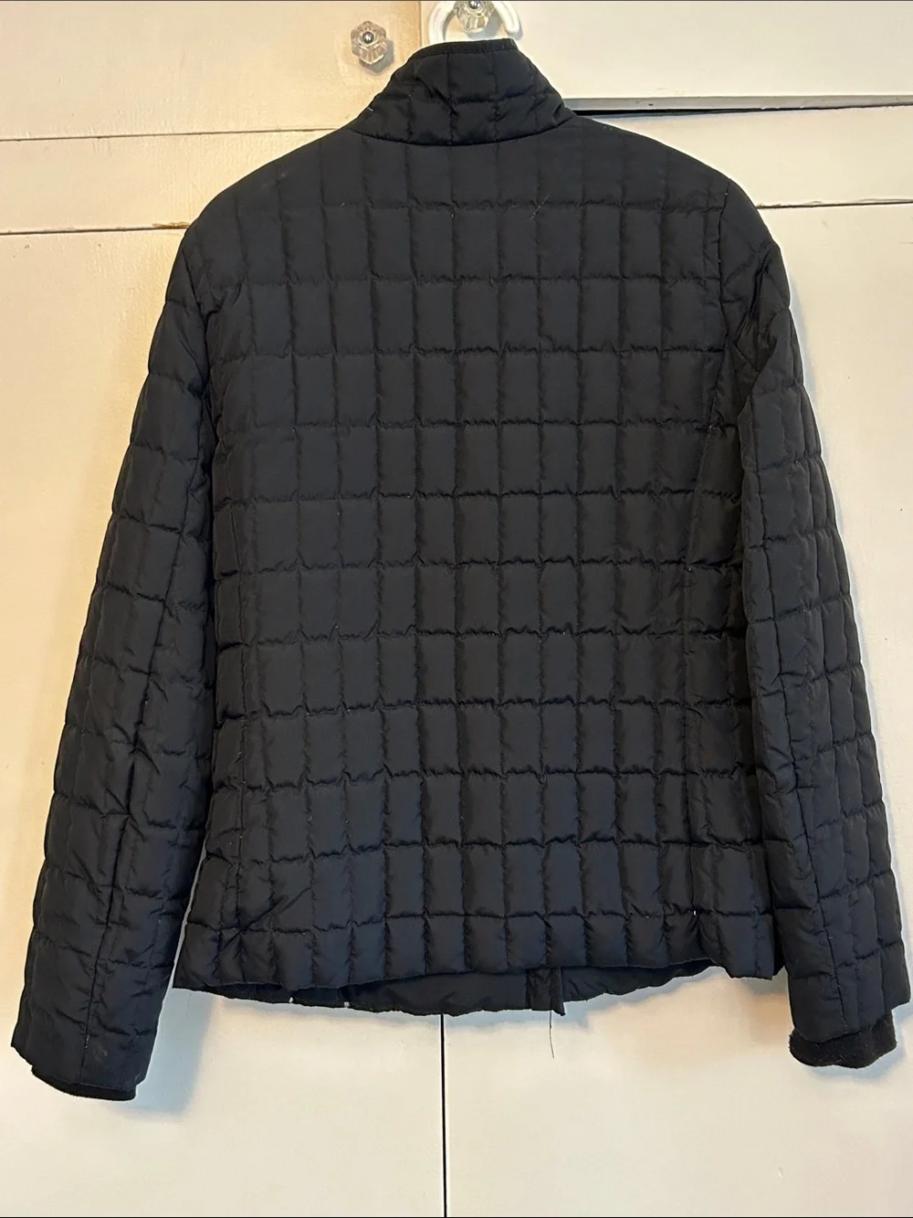 J. Crew Black Quilted Snowcap Puffer Jacket